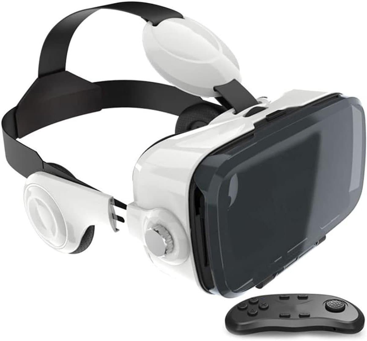 VR Headset - Virtual Reality Bril - 3D Games Kijken - 120 Graden Gezichtsveld - 4.7-6.2 Inch Telefoon - Wit