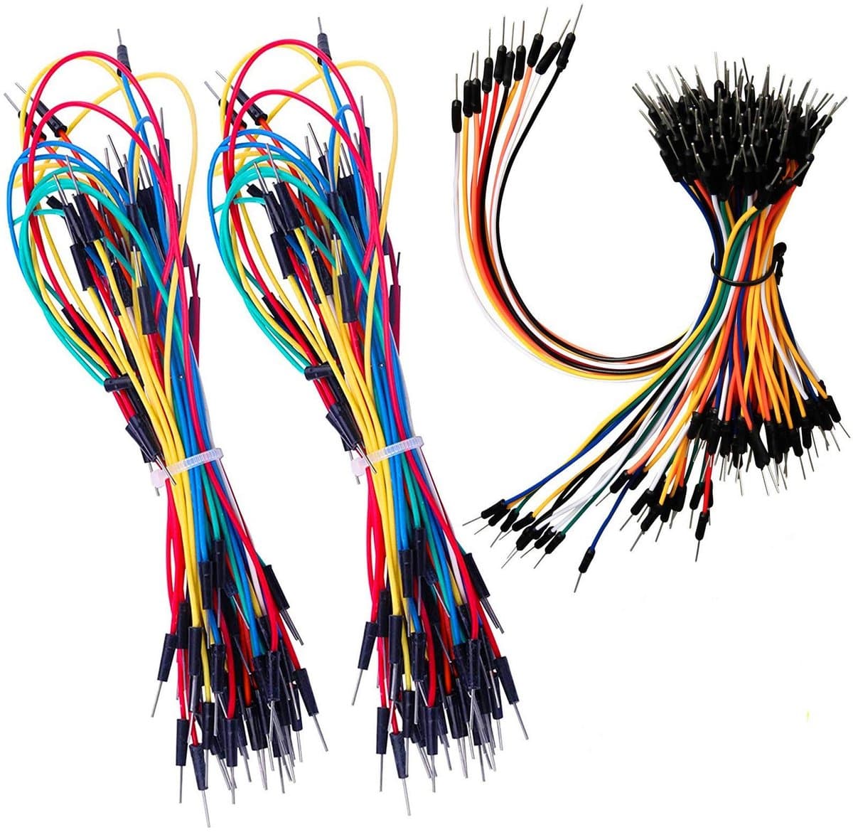 aladdien Jumper Wire Set - Flexibele jumper draden - 65 stuks - Breadboardkabel voor Arduino - Kwaliteit en betrouwbaarheid - Geschikt voor...