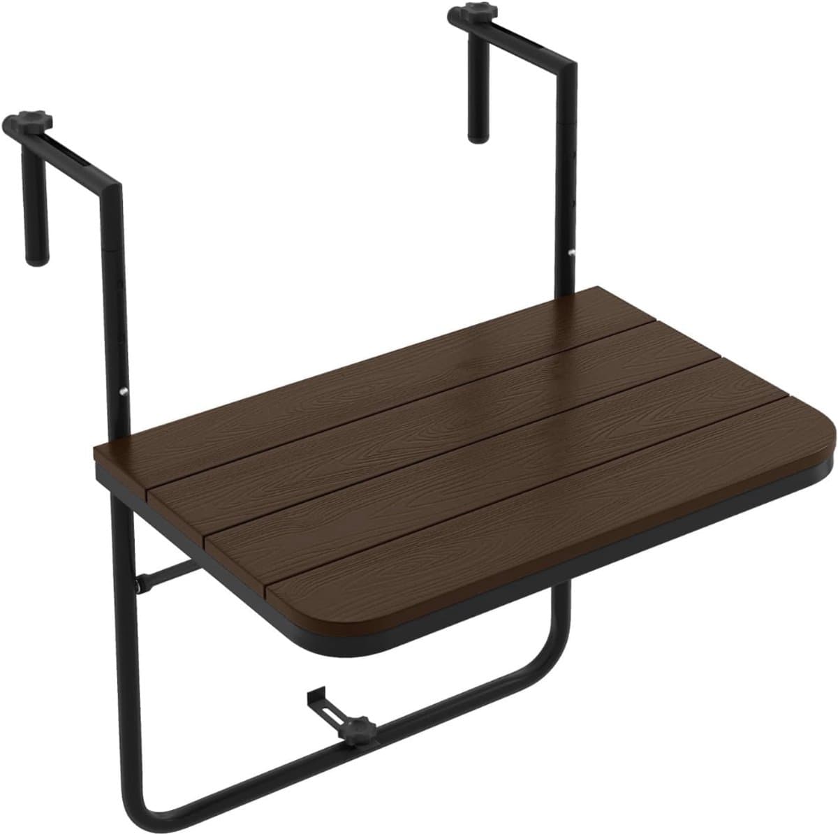 CLVP® Balkontafel Hangend – Inklapbaar Balkonbar - Hangtafel Voor Aan Het Balkon – Hang tafel Balkon - Vouwtafel - Wandtafel –Koffie