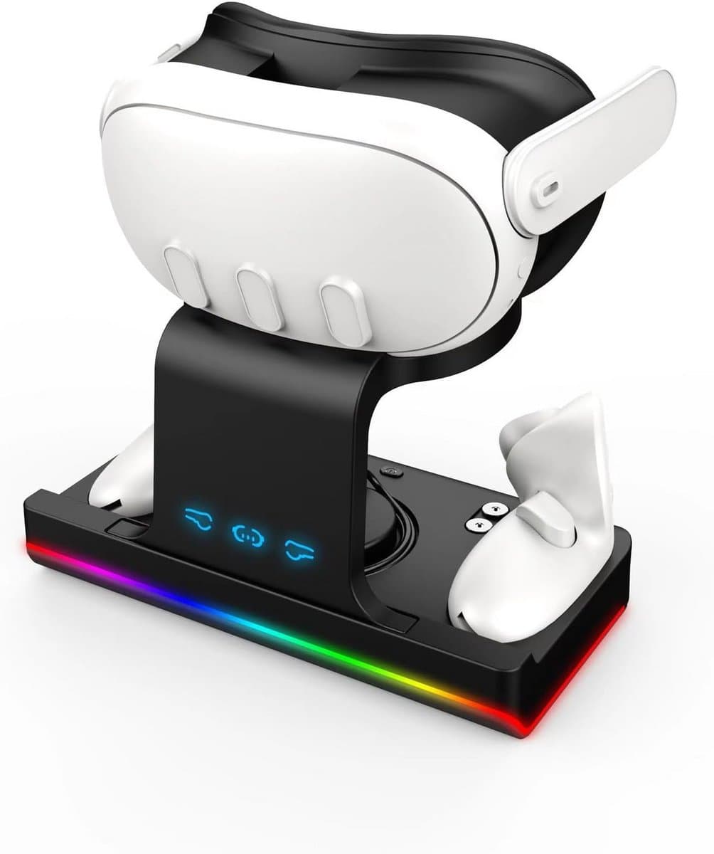 Oplaadstation voor VR Headset en Controllers met LED Indicator