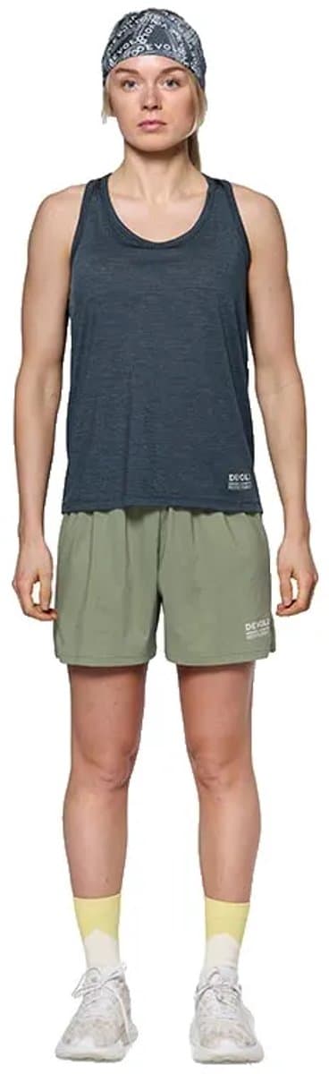 Devold Of Norway Endurance Merino 130 Mouwloos T-shirt Blauw,Grijs L Vrouw