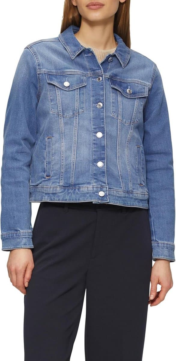 Dames Jeansjack - Klassieke Denim Stijl