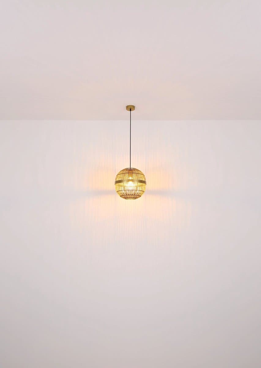 Globo - hanglamp - HERMI II - brons - metaal - Ø 40cm - E27 - 14995H2