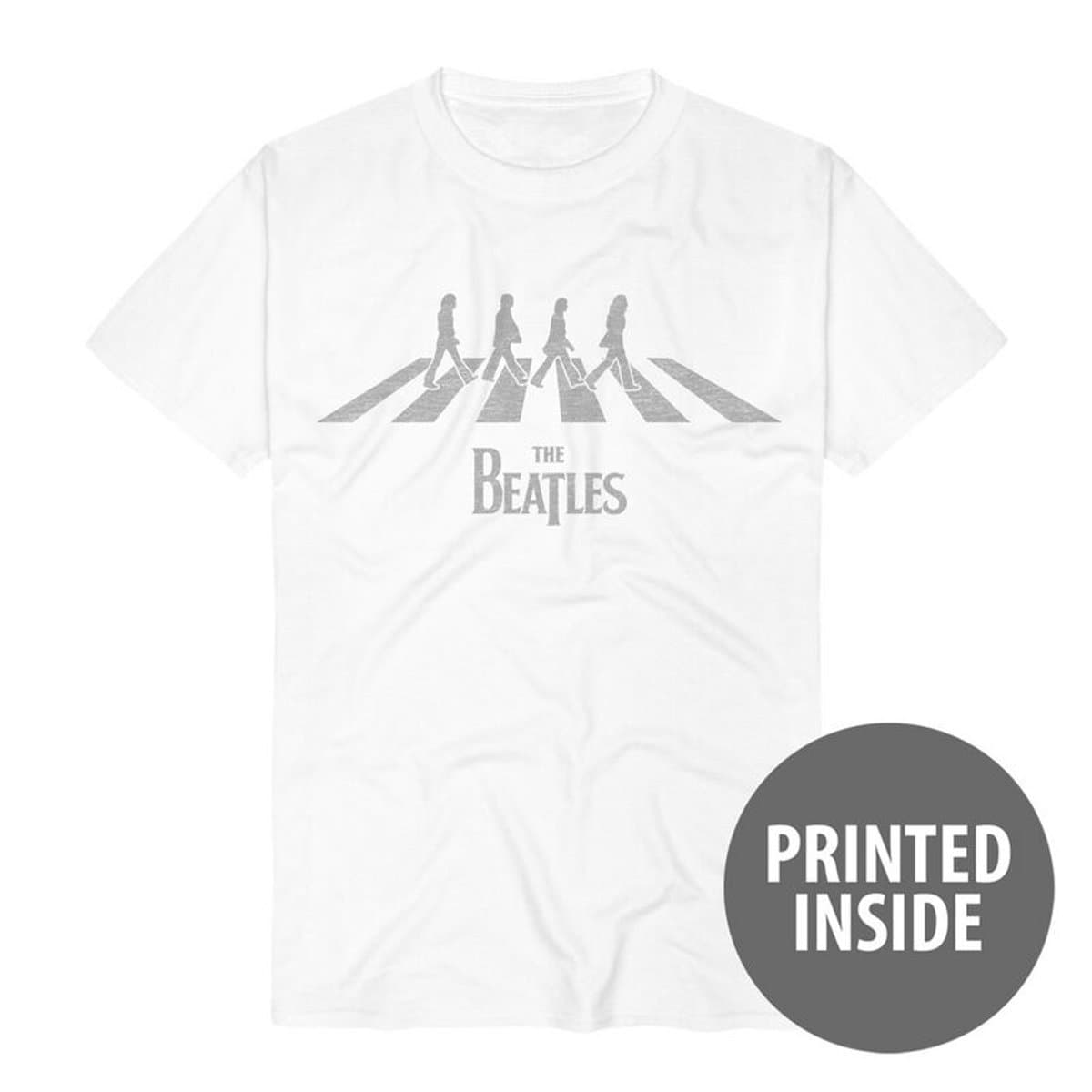 Beatles Abbey Road Silhouette Heren T-shirt - wit - XXL