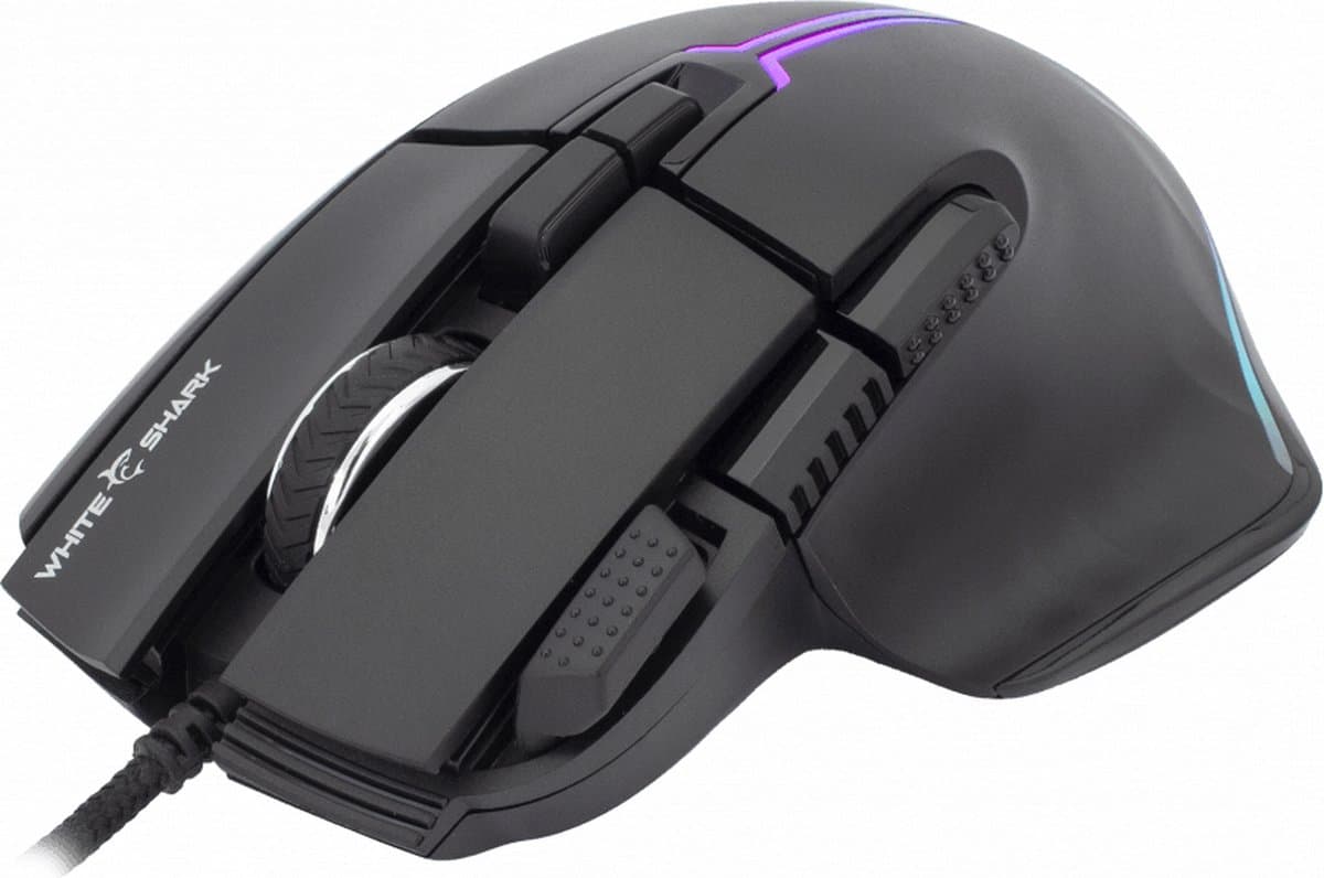 White Shark - MARROK-B - Game Muis - Zwart - 12000
