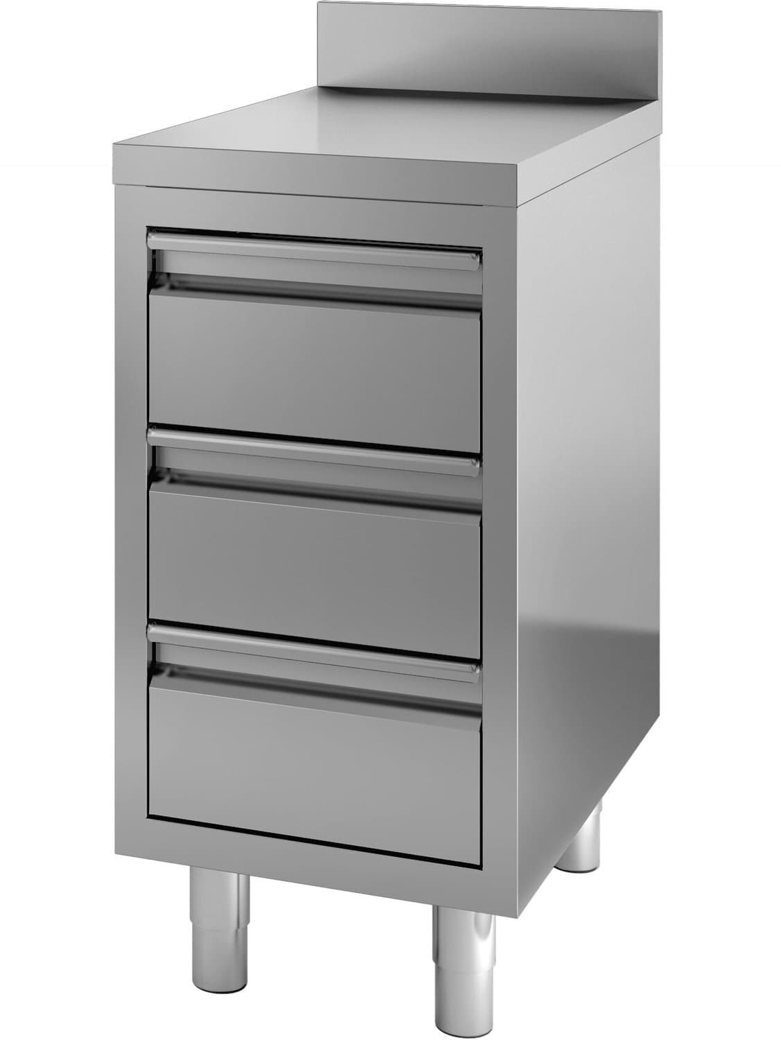 Werktafel met Laden - Opstand - 60cm - RVS - Combisteel - 7452.0515 - Horeca & Professioneel