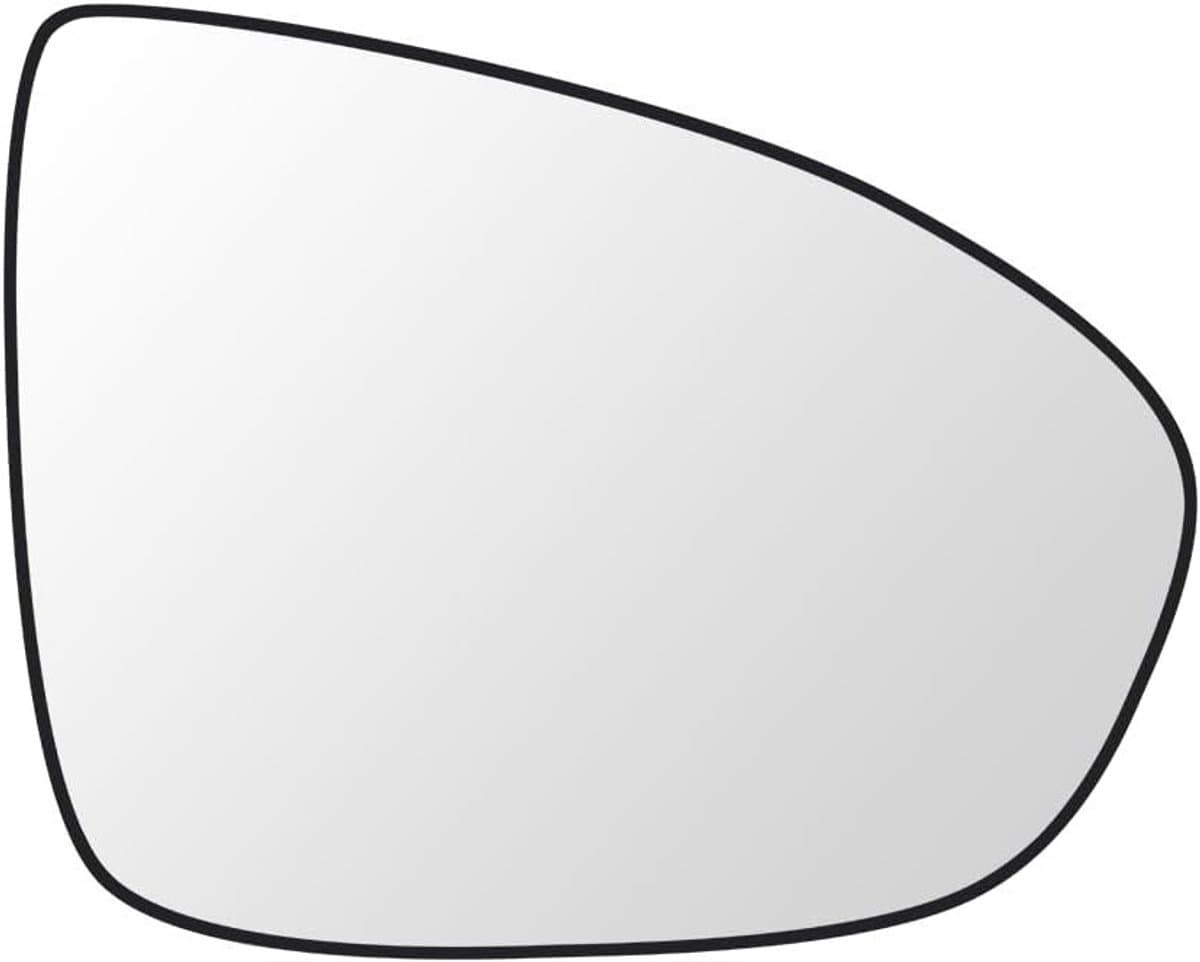 Verwarmd Spiegelglas voor Bestuurderszijde met Dragerplaat voor Opel Meriva 2010-2017 - Links, Hoogwaardige Kwaliteit, Eenvoudige Montage
