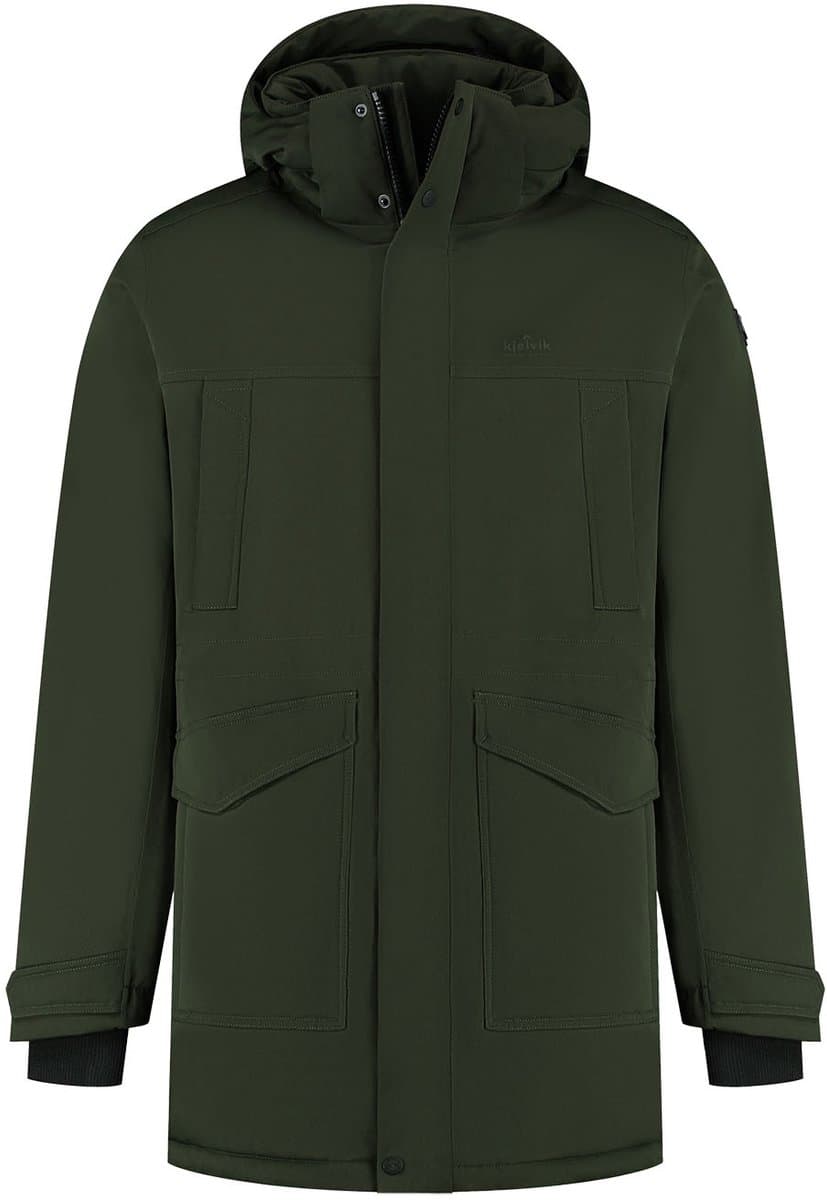 Kjelvik Bink Heren Outdoorjas - Groen