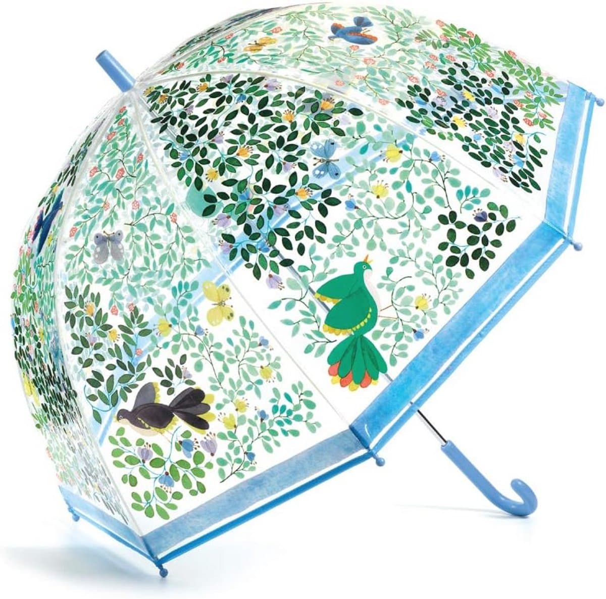 Kinderparaplu Wilde Vogels - Transparante Parasol voor Kinderen