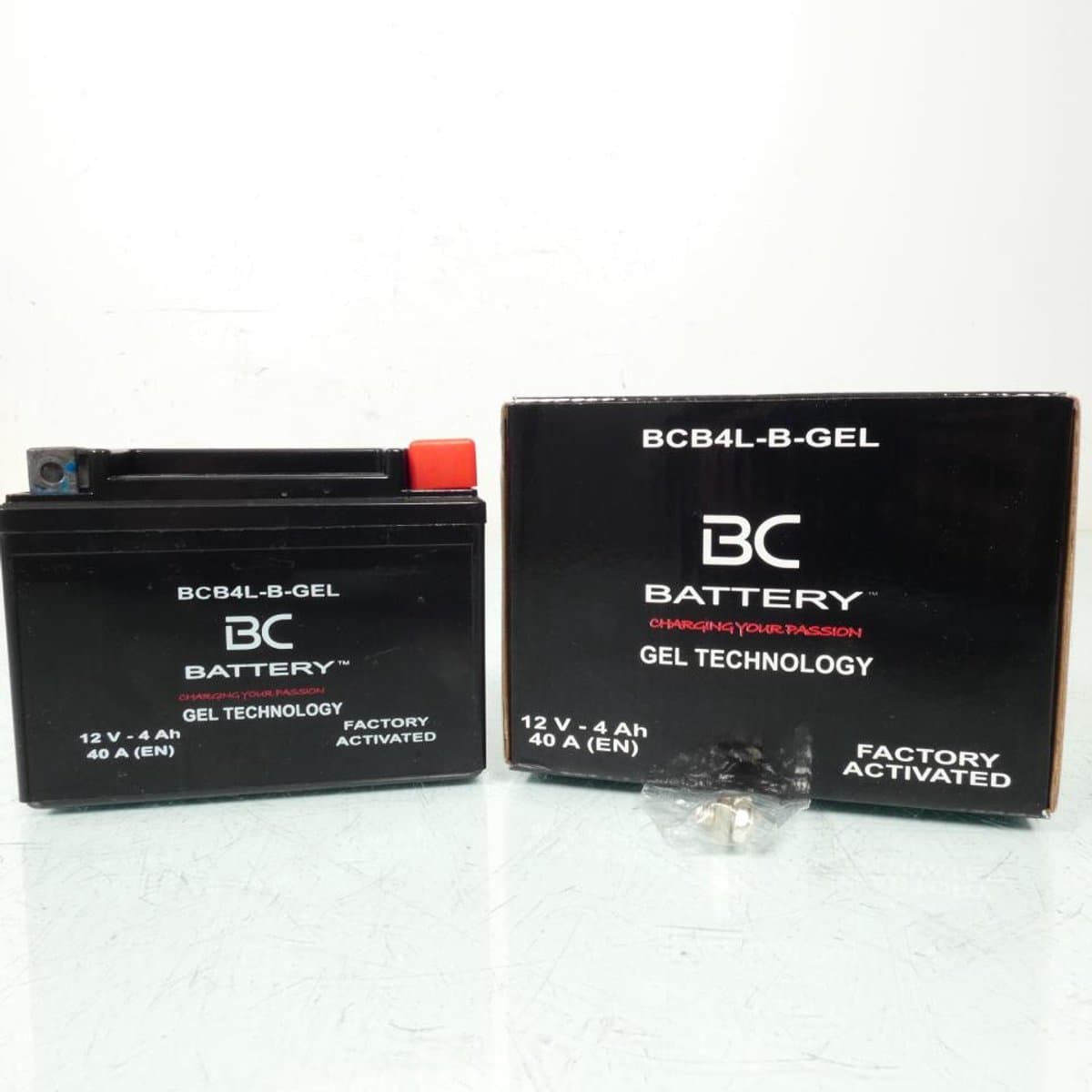 Batterie SLA BC Battery pour Moto Aprilia 50 Rs Extrema - Marzocchi 1995 à 1998 YB4L-B / 12V 4Ah Neuf