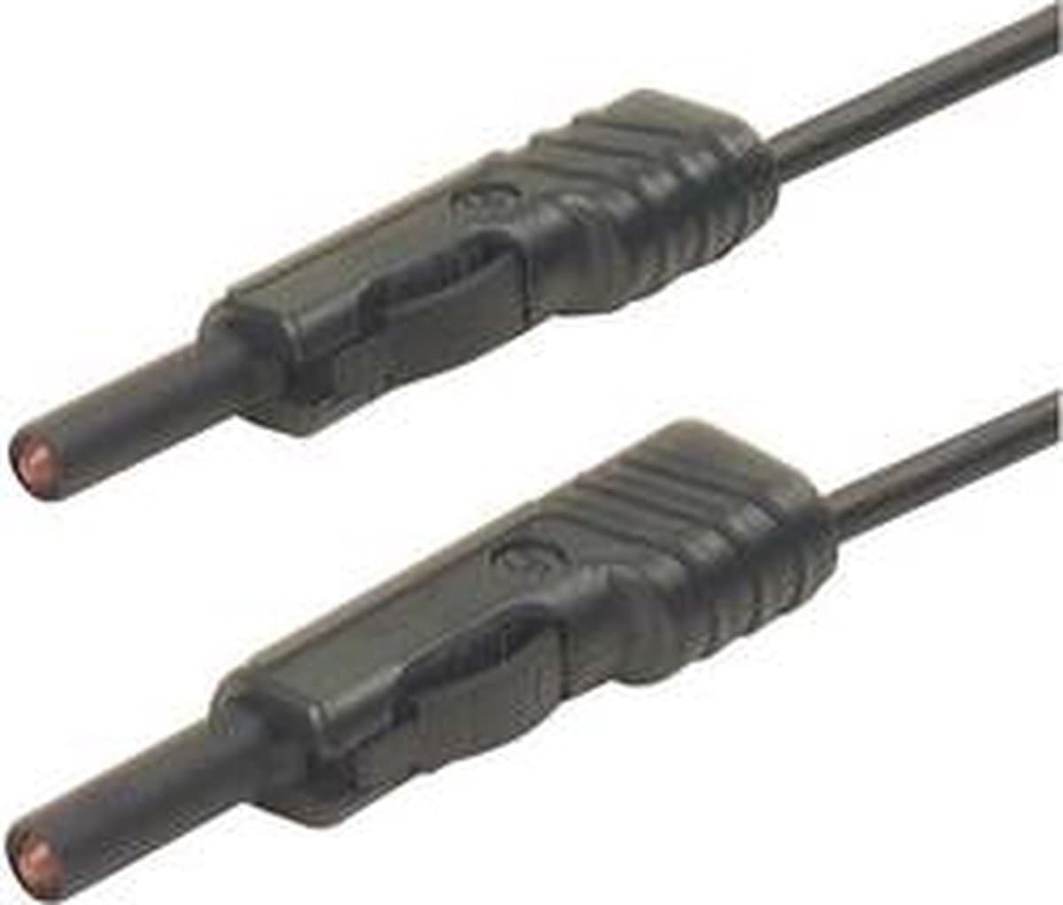 SKS Hirschmann MLB 50/1 V sw Meetsnoer Banaanstekker 4 mm Banaanstekker 4 mm 0.50 m Zwart 1 stuk(s)