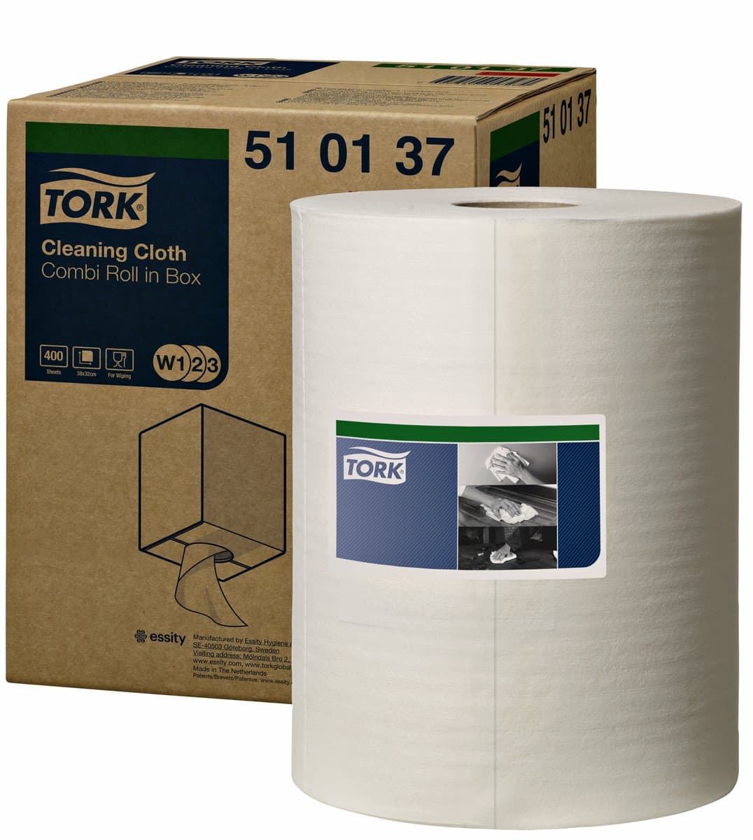 TORK 510137 Premium Schoonmaakdoek 1 lagen