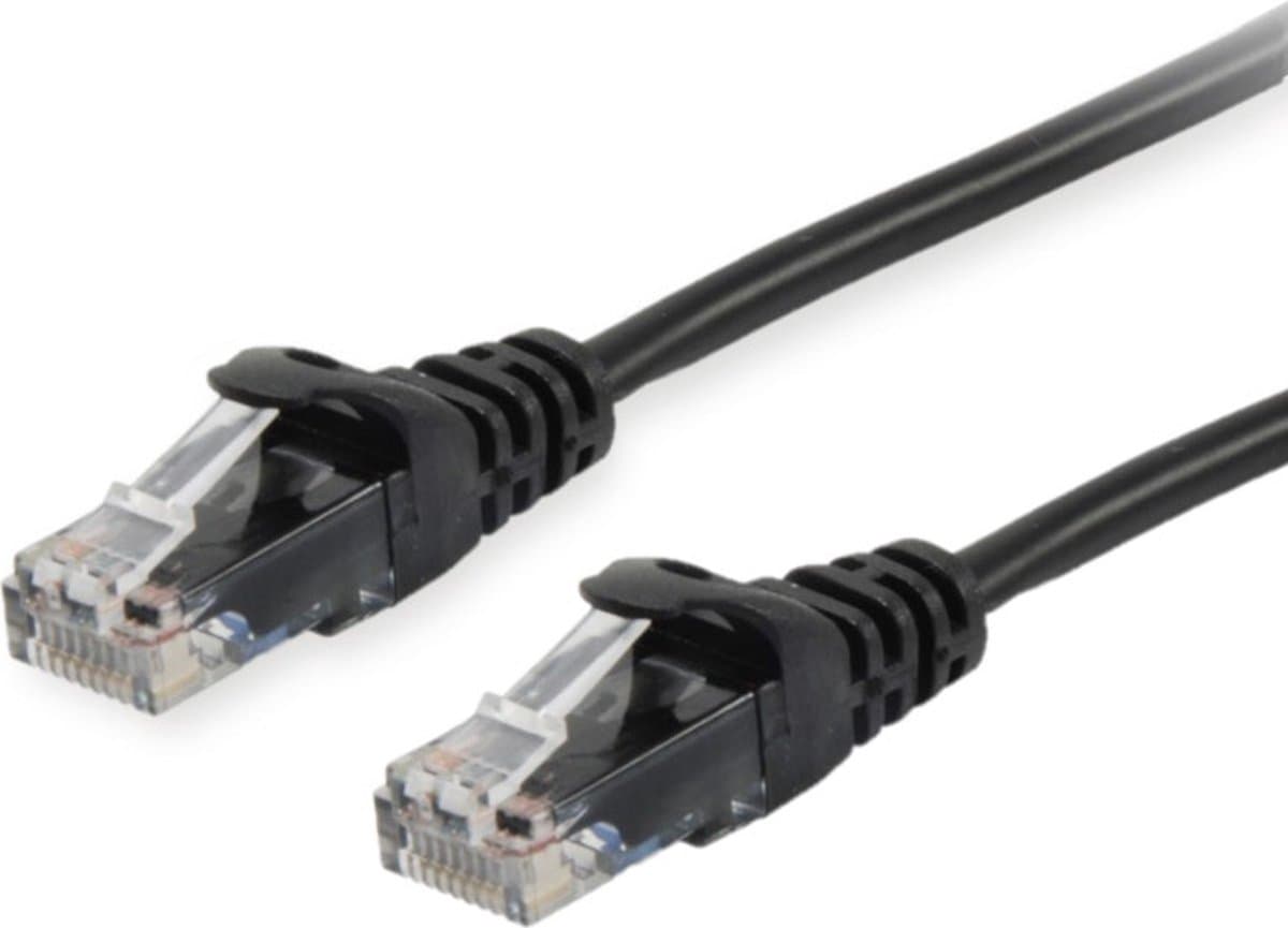 Equip 603151 netwerkkabel Zwart 0,15 m Cat6a U/UTP (UTP)
