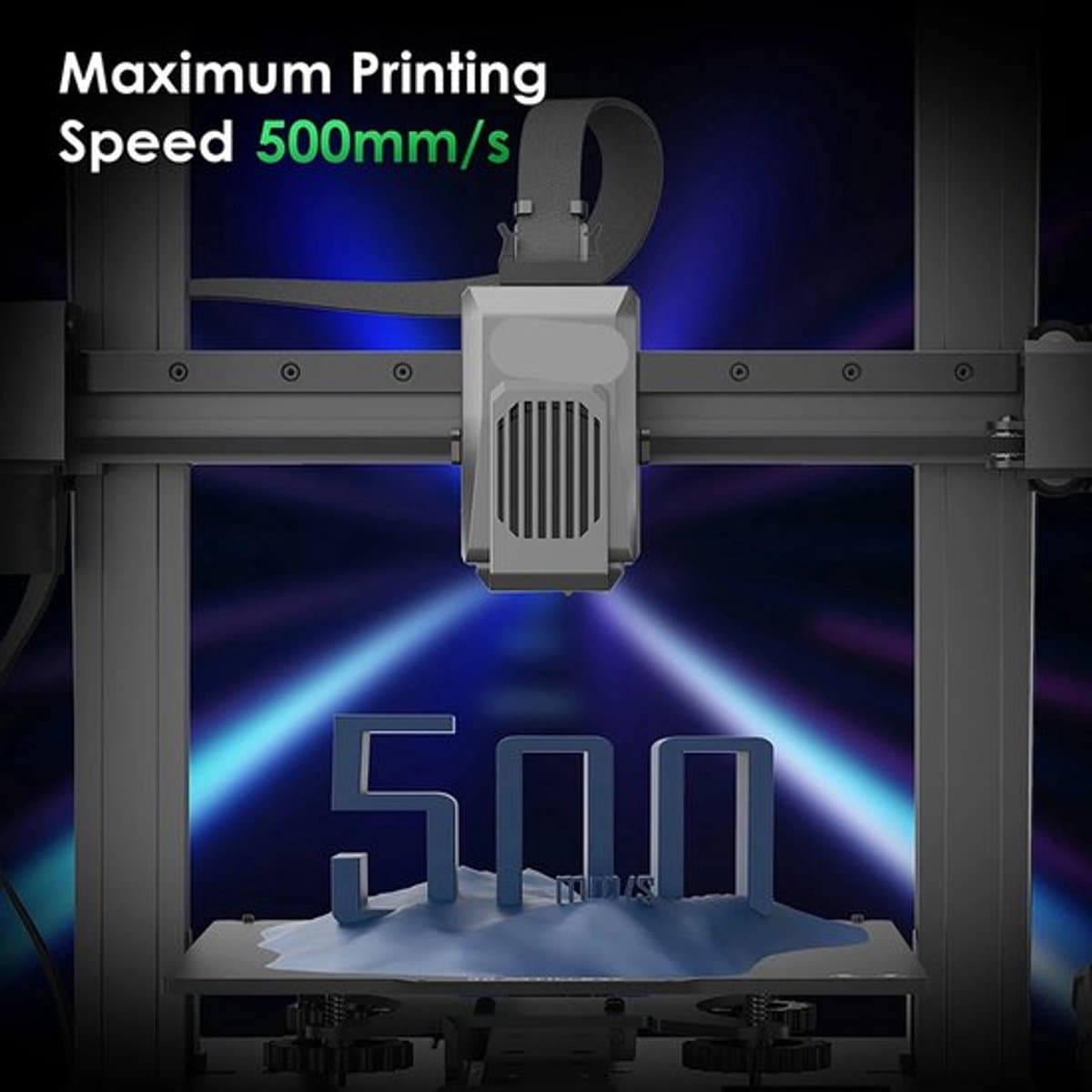 3D-Printer – 3D-Printer Voor Thuis – 3D-Printmachine – 3D-Printer – Printvolume 24x24x26 Cm – Direct Drive Extruder