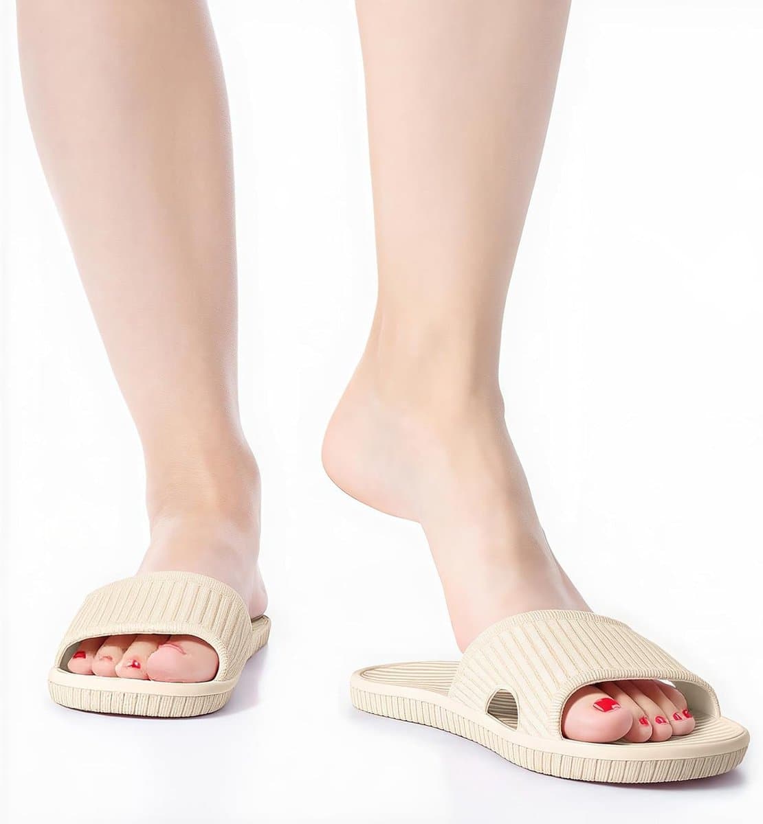 Comfortabele unisex sandalen voor binnen en buiten, ideale slippers voor badkamer, strand en tuin