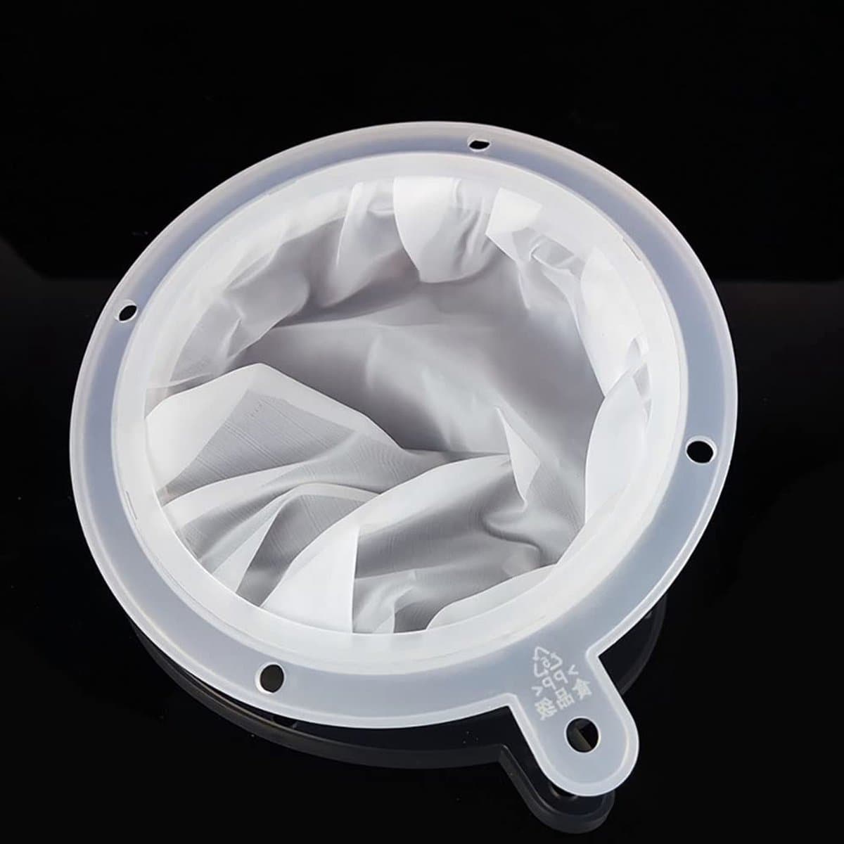 Dailygoods- Fijnzeef 3 Stuks - Levensmiddelenzeef - Filter voor Sap/Wijn - Voedselveilig Nylon - Antislip - 200/300/400 Mesh - Zeef