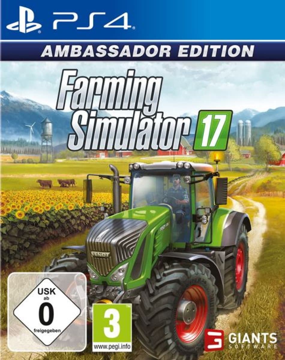 Aral Farming simulator 17 Ambassador Edition Standard+Add-on Nederlands, Engels, Frans, Italiaans, Pools, Portugees PlayStation 4