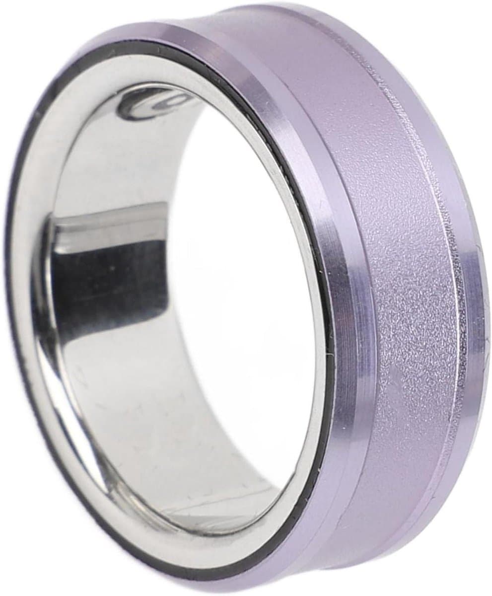 Smart Ring - Fitness Tracker Gezondheidsring - Gezondheid Monitoren - Roestvrij Staal - Maat 18 (60mm) - Zilver