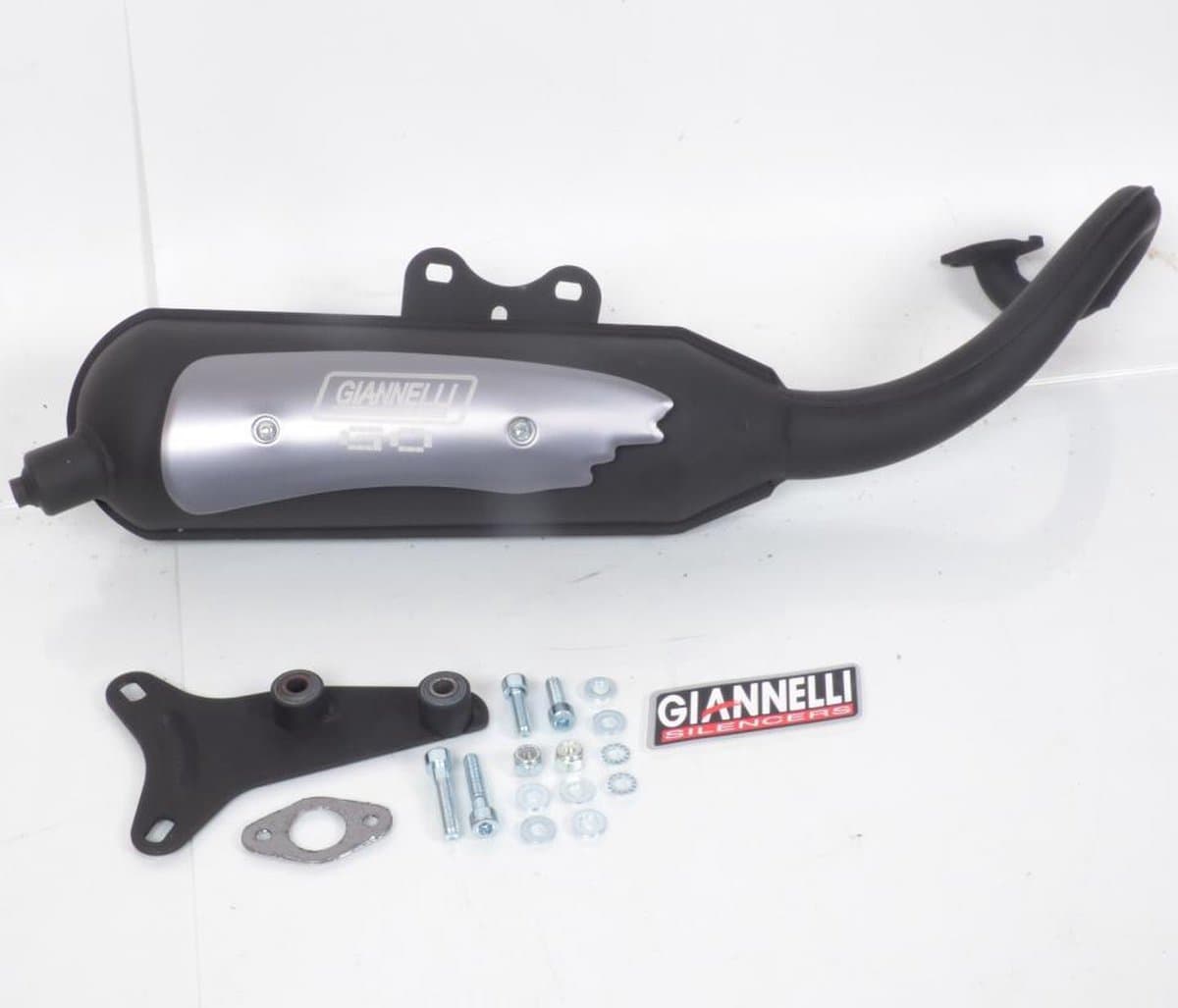 GIANNELLI uitlaatdemper voor Yamaha 50 Yq Aerox scooter 1997 tot 2012 Gloednieuw