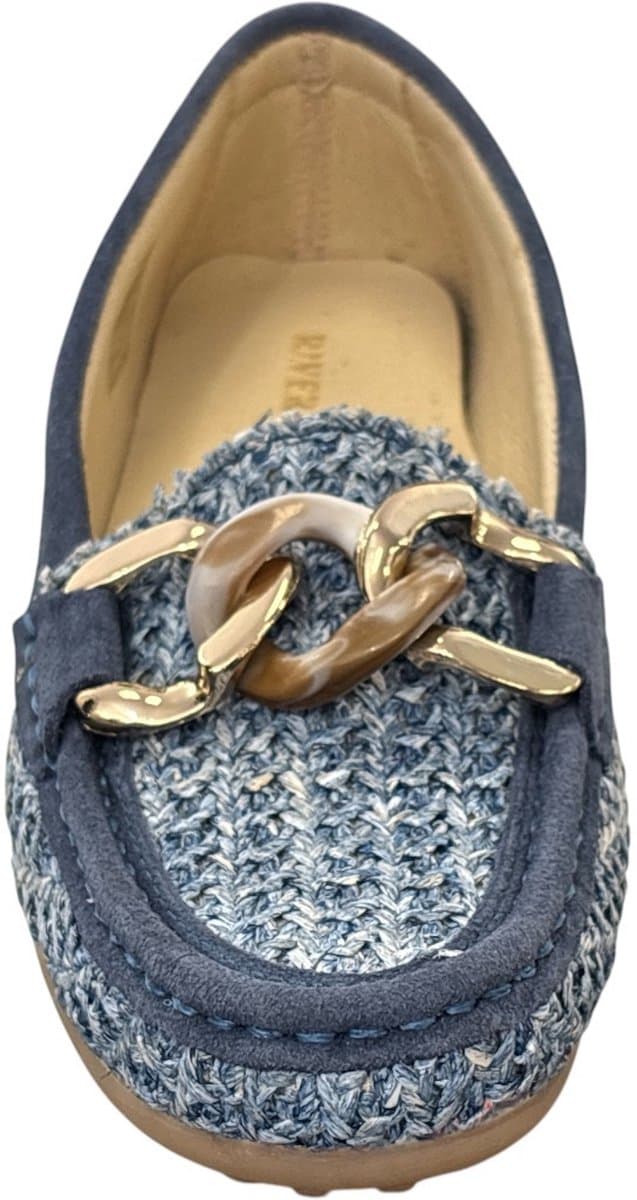 River Woods Mocassin Jeansblauw - Maat 41