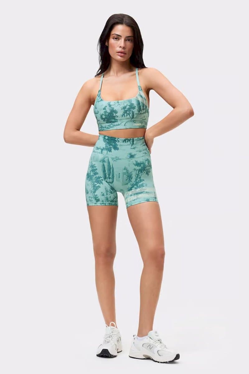 STRONGER - printed one short - Training short dames - Groen