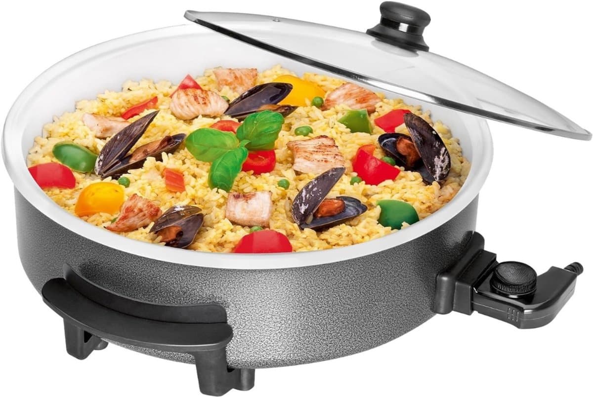 REN® Partypan - Airfryer - Hapjespan Diameter: 42- Diepte: 9 cm - Zwart - 49cm x 43cm x 15cm
