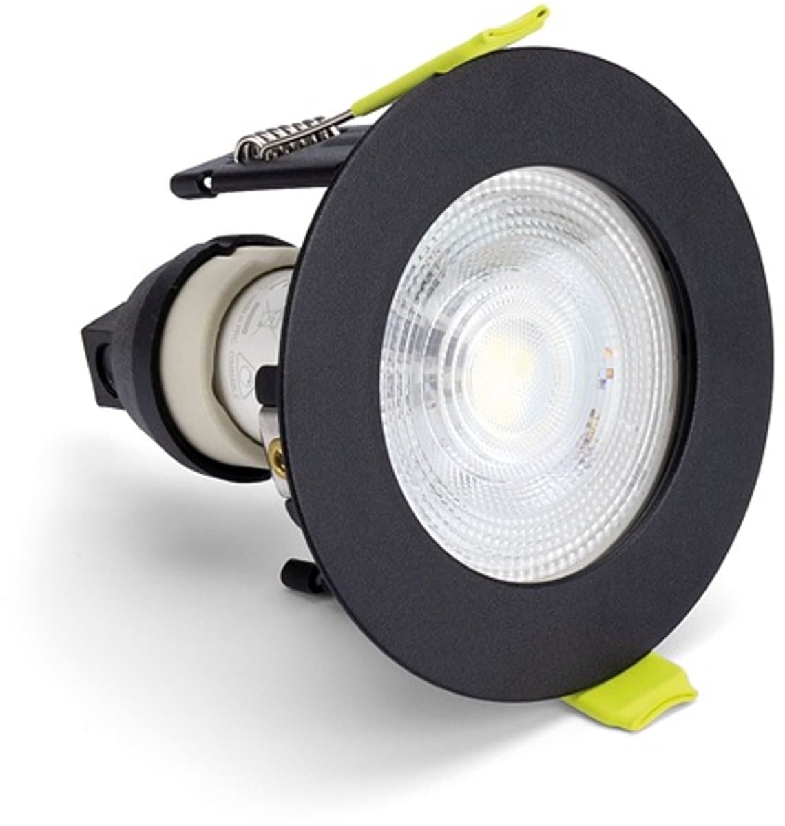 LED inbouwspot Ilona rond IP65 zwart - 2700K - dimbaar - 36° lichthoek