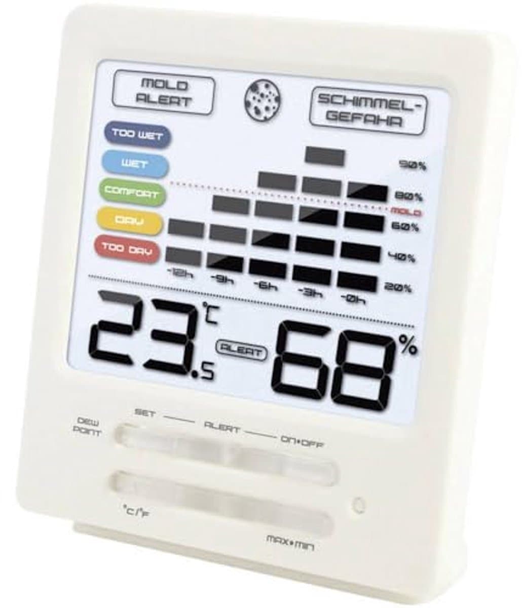 Temperatuurstation met Luchtvochtigheid Monitor voor Thuis