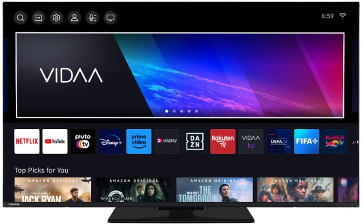 Toshiba 50UV3463DG tv 127 cm (50") 4K Ultra HD Smart TV Zwart 275 cd/m²