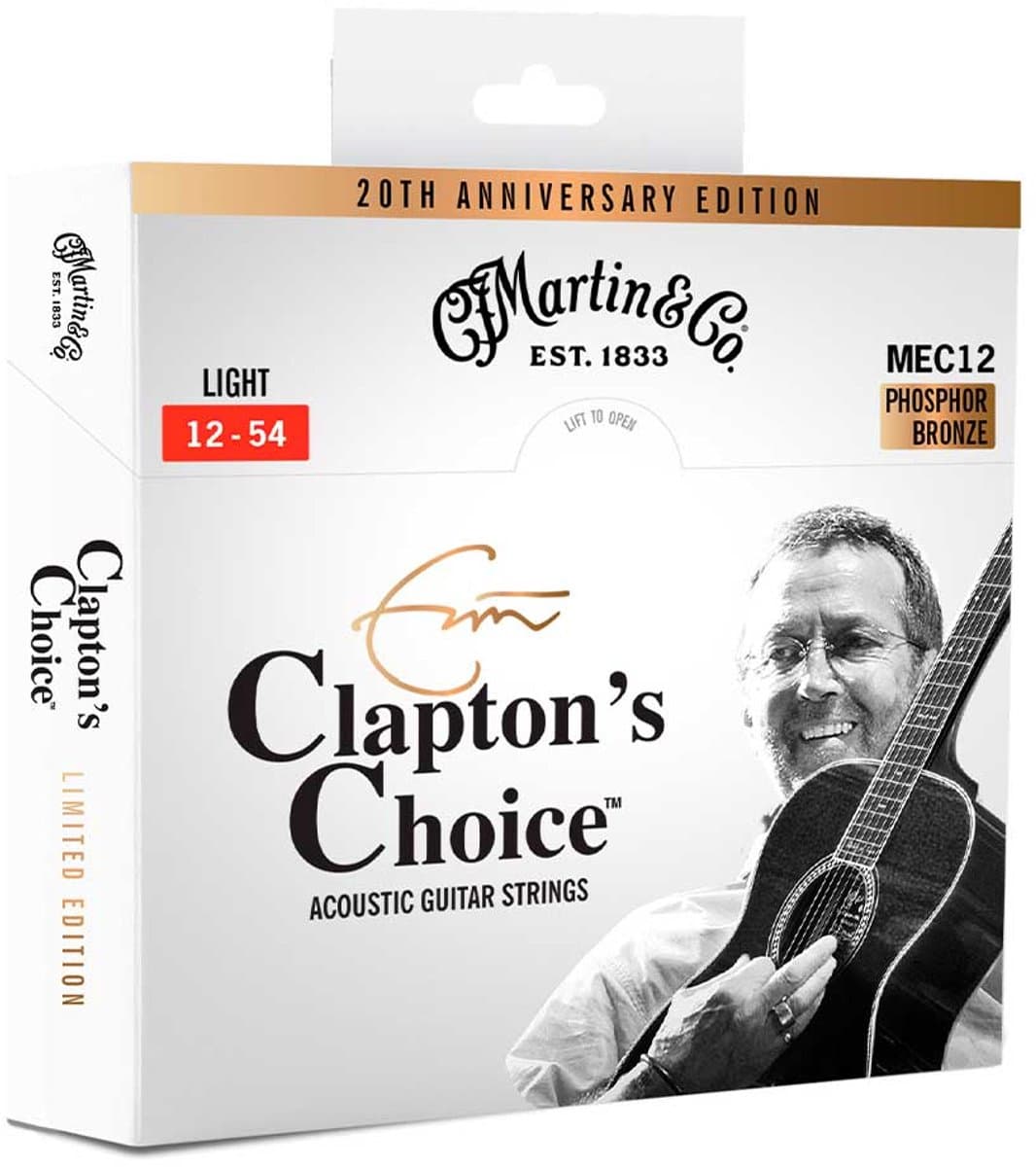 Martin MEC12-LTD Limited Edition Eric Clapton Signature Akoestische Gitaarsnaren (12-54)
