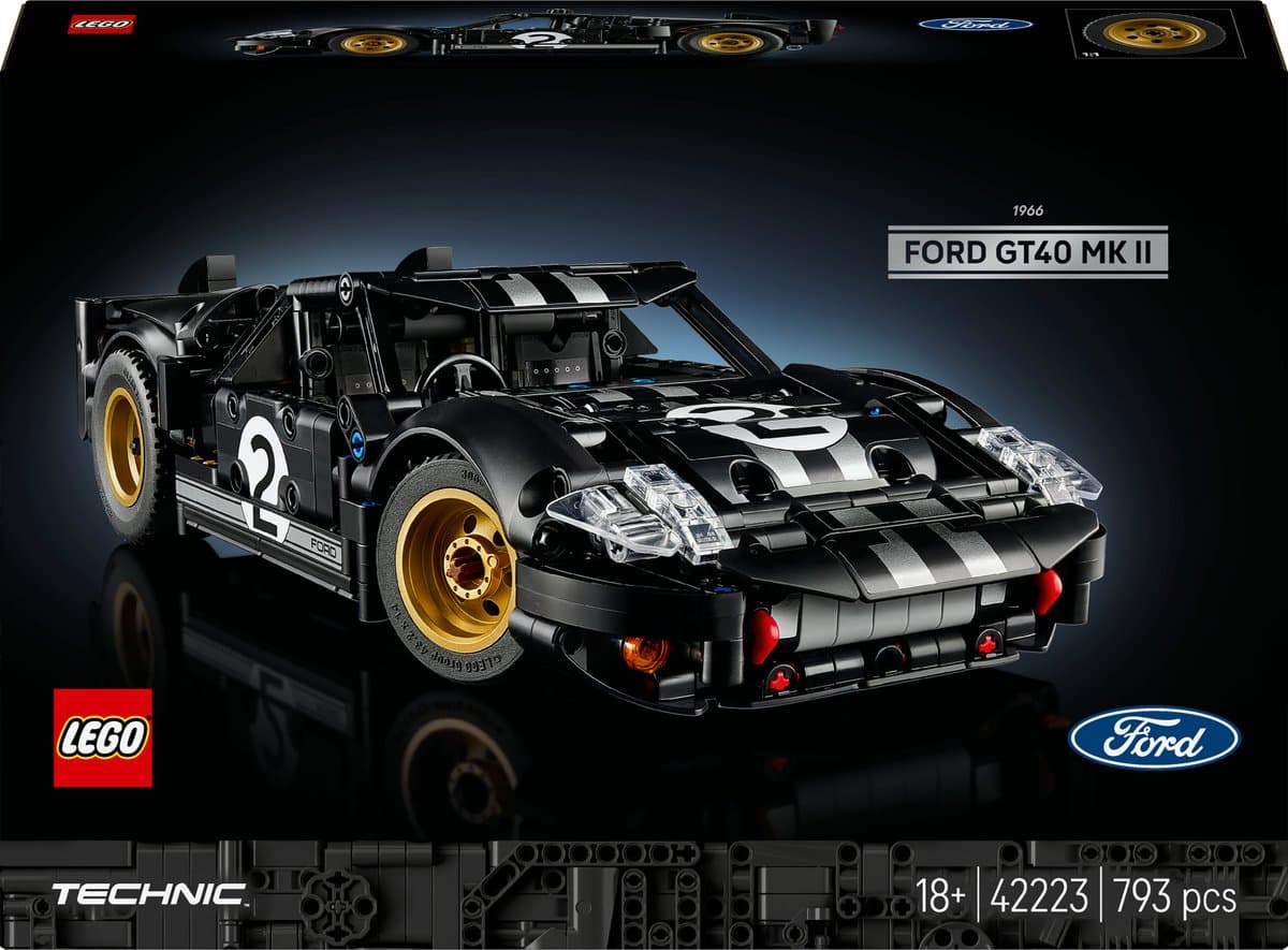 LEGO Technic 1966 Ford GT40 MKII Racewagen 42223