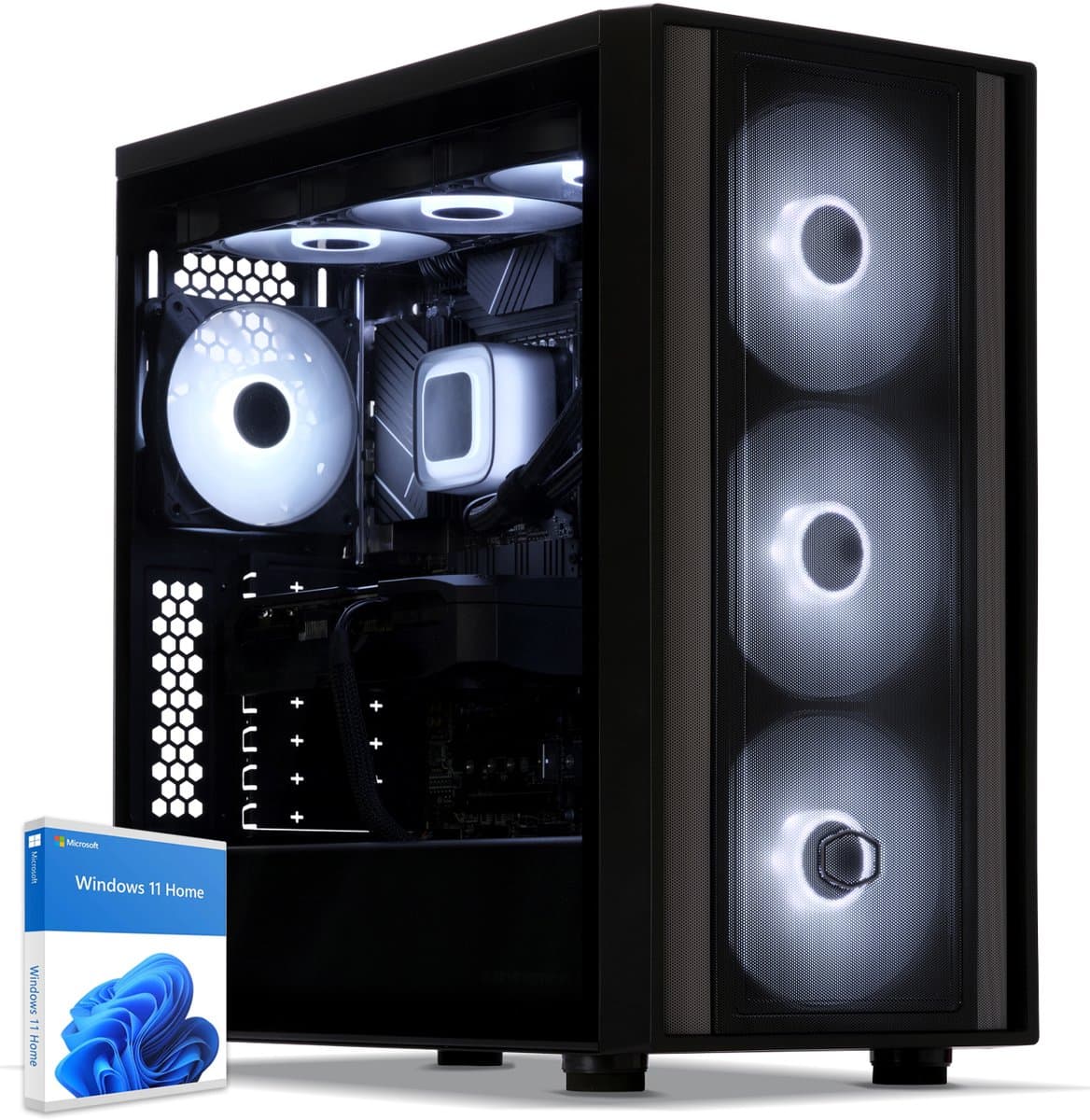 Sedatech Advanced Gaming PC Waterkoeling Premium ATX • Intel i5-14600KF 14x 3.5GHz • Radeon RX 9060XT • 32Gb DDR5 • 2Tb SSD M.2 • WiFi • Bluetooth, USB C • Windows 11 • Desktop computer