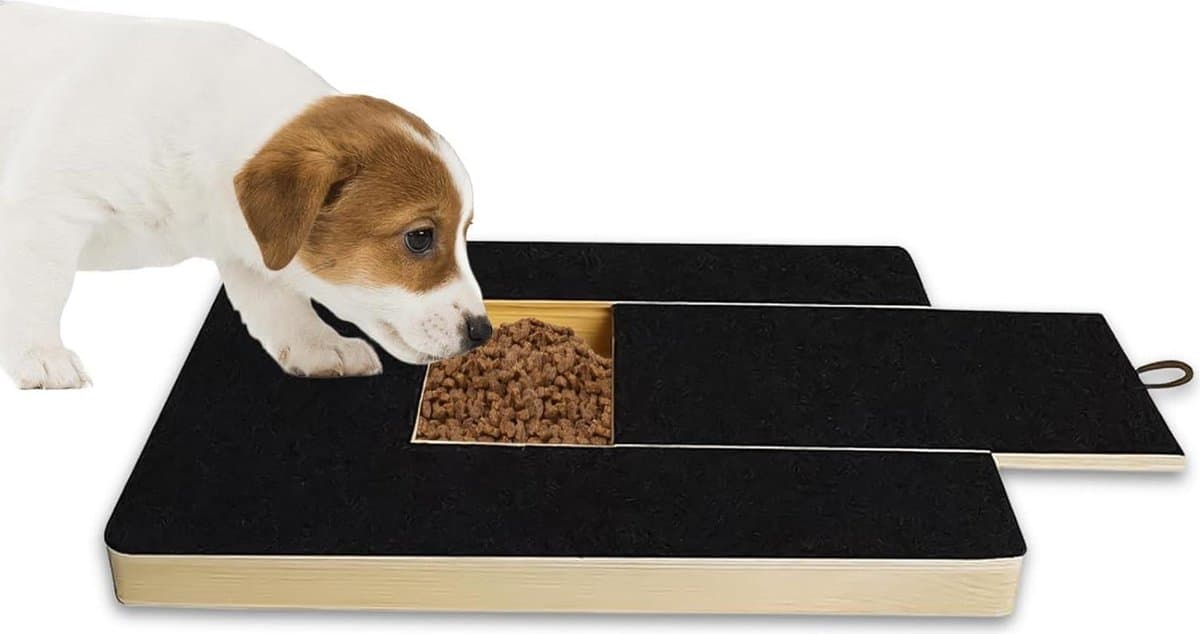 Krabplank nagels schuurpapier hondenkrabboard traktatiebox hondenklauwen - alternatief klauwknippers slijpers honden.