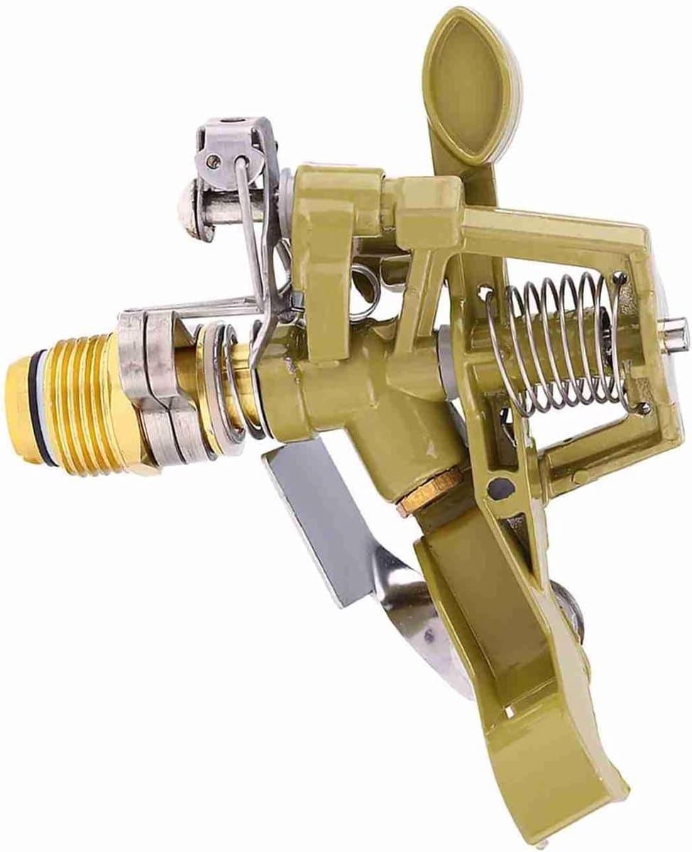 Irrigatiesproeier Zinklegering - Gazon Sproeier - Tuin Besproeien - 360 Graden Rotatie - 10-18 Meter Bereik - Metaal