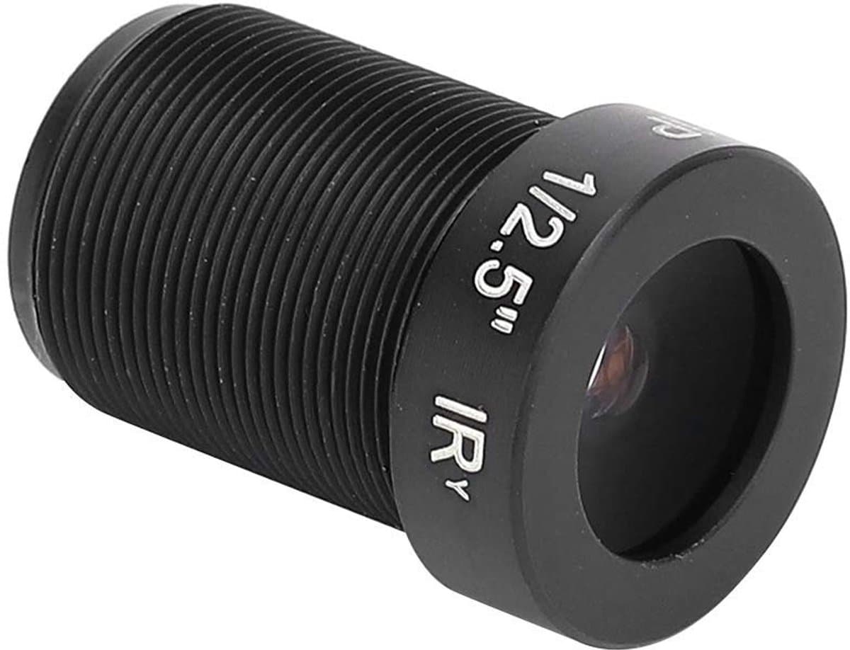 Solidchoice - Dailygoody - 5MP cameralens - HD groothoekbewakingslens - Vaste focus voor stabiele beeldkwaliteit - 6 mm formaat - M12-bevestigingen - Veiligheidsacc