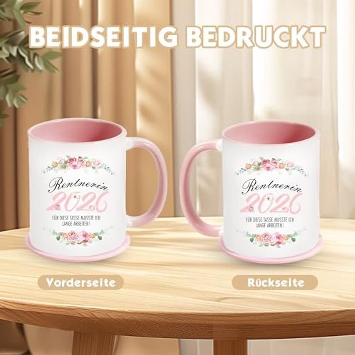 Pensioen Gift vrouw, pensioen cadeau vrouwen, gepensioneerden geschenken vrouw - cadeau-ideeën voor pensioen 2026 - keramiek, siliconen onderzetter voor dranken (roze-2026)
