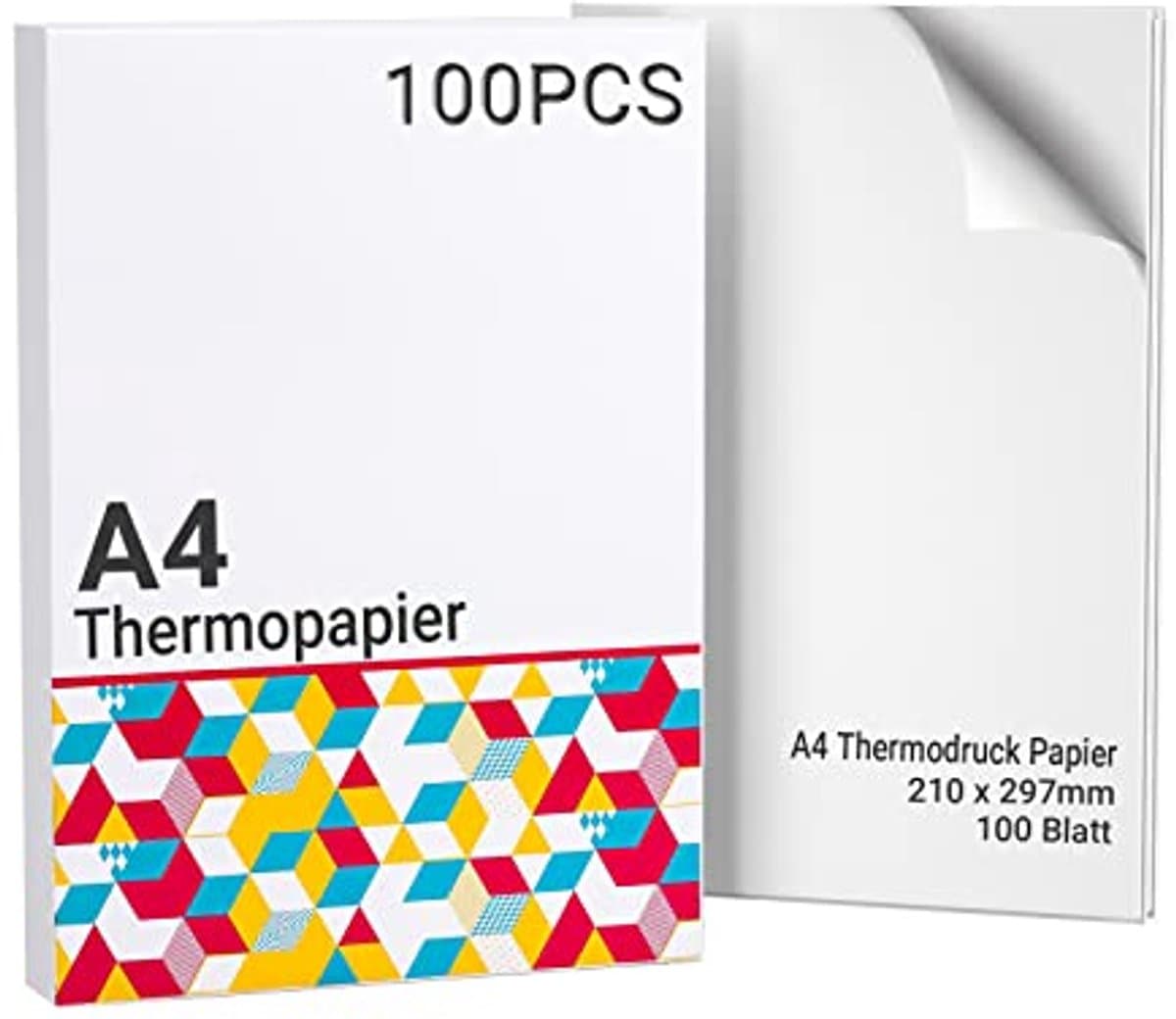 Thermisch Papier A4 voor Draagbare Printers - Sneldrogend en Compatibel met Diverse Modellen - 100 Vellen