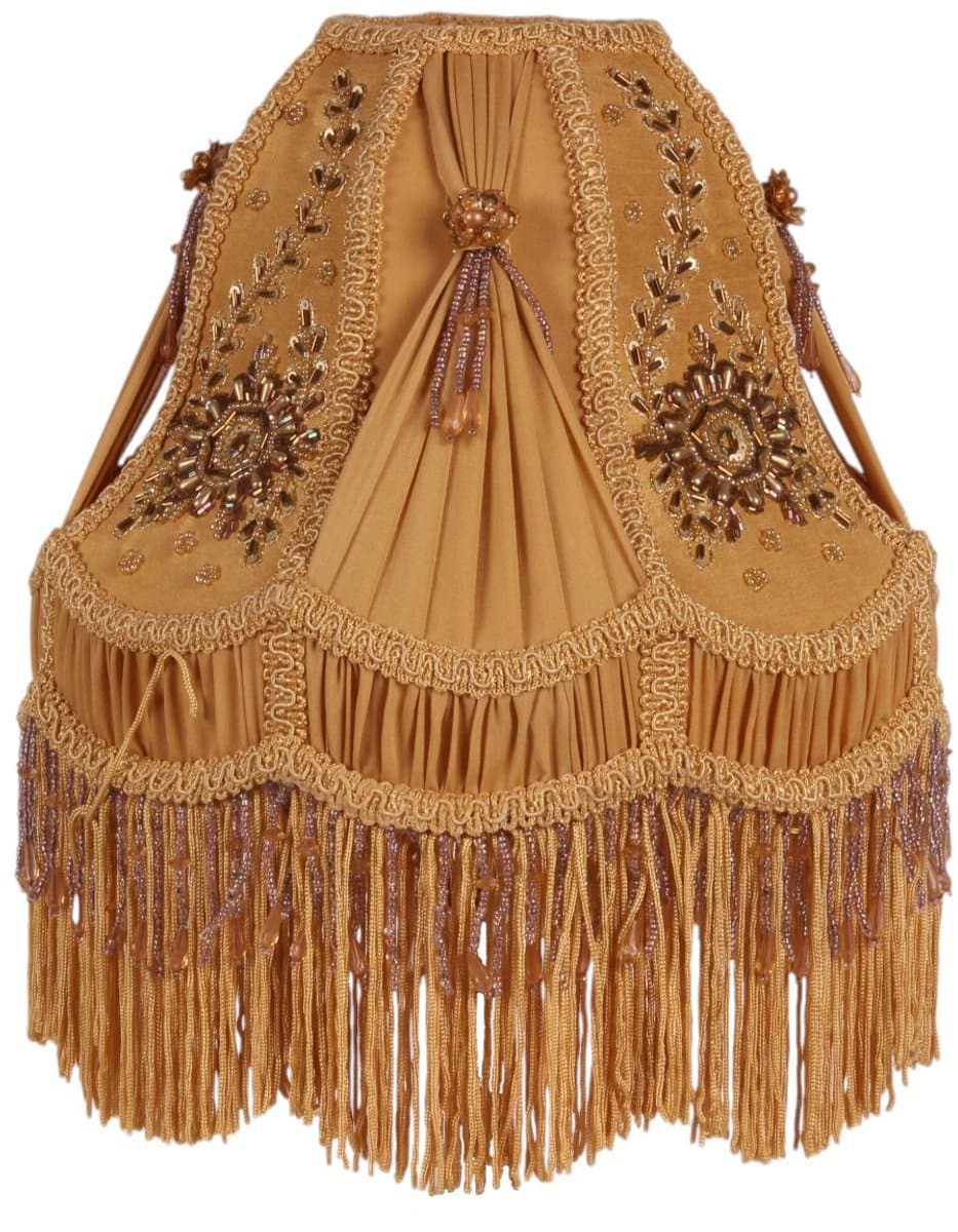 Baroque - Lampenkap - Lampenkap Victorian 28 cm - Goud - Stof - 21X28X28 - Fabric