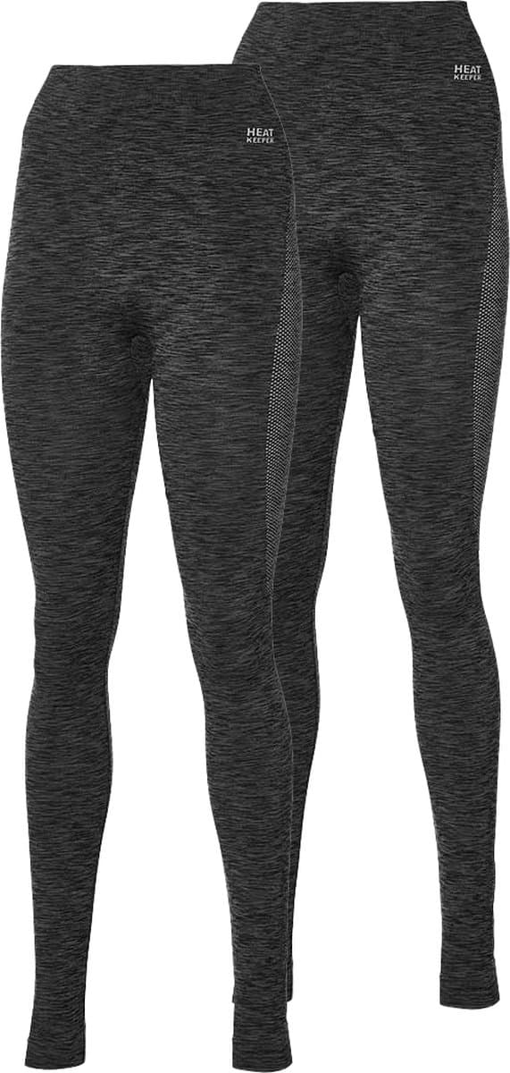Heatkeeper thermo premium dames broek 2-pack - Zwart - Maat M