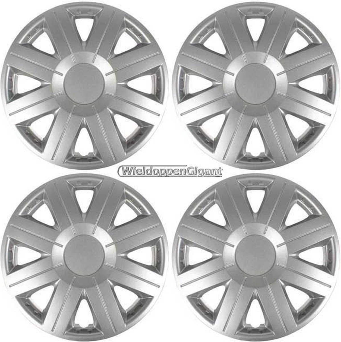 GoodGo Wieldoppen COSMO-S 14 inch zilver. Set a 4 stuks (CONTROLEER UW BANDENMAAT en lees a.u.b. de onderstaande, uitgebreide tekst!)