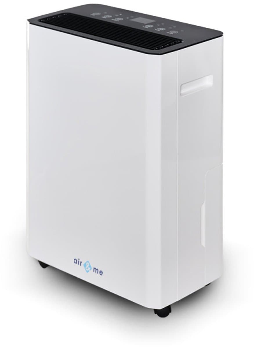 AIR&ME MADINE Luchtontvochtiger - 2l - 39dB - 150W – 12 liter per dag – Tot 40 m² – Wit