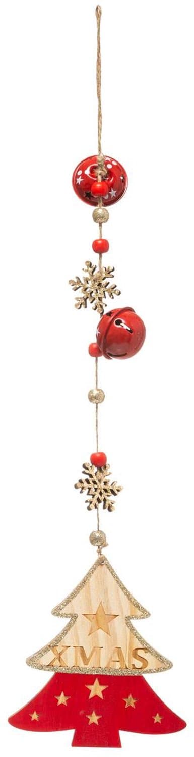 Sujet de Noël Bois Sapin Cloche
