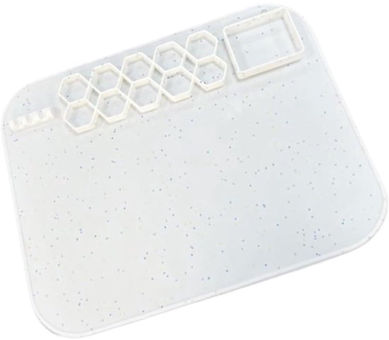 Siliconen schildermat - Ambachtelijke mat verf - Knutselen en schilderen - Antiaanbak & antislip - 40 x 45 cm