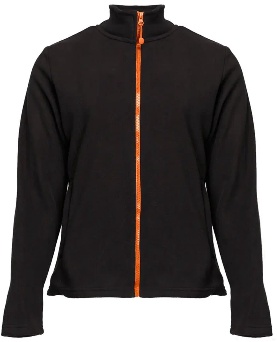 Damesfleece met rits Black & Match Grizzly