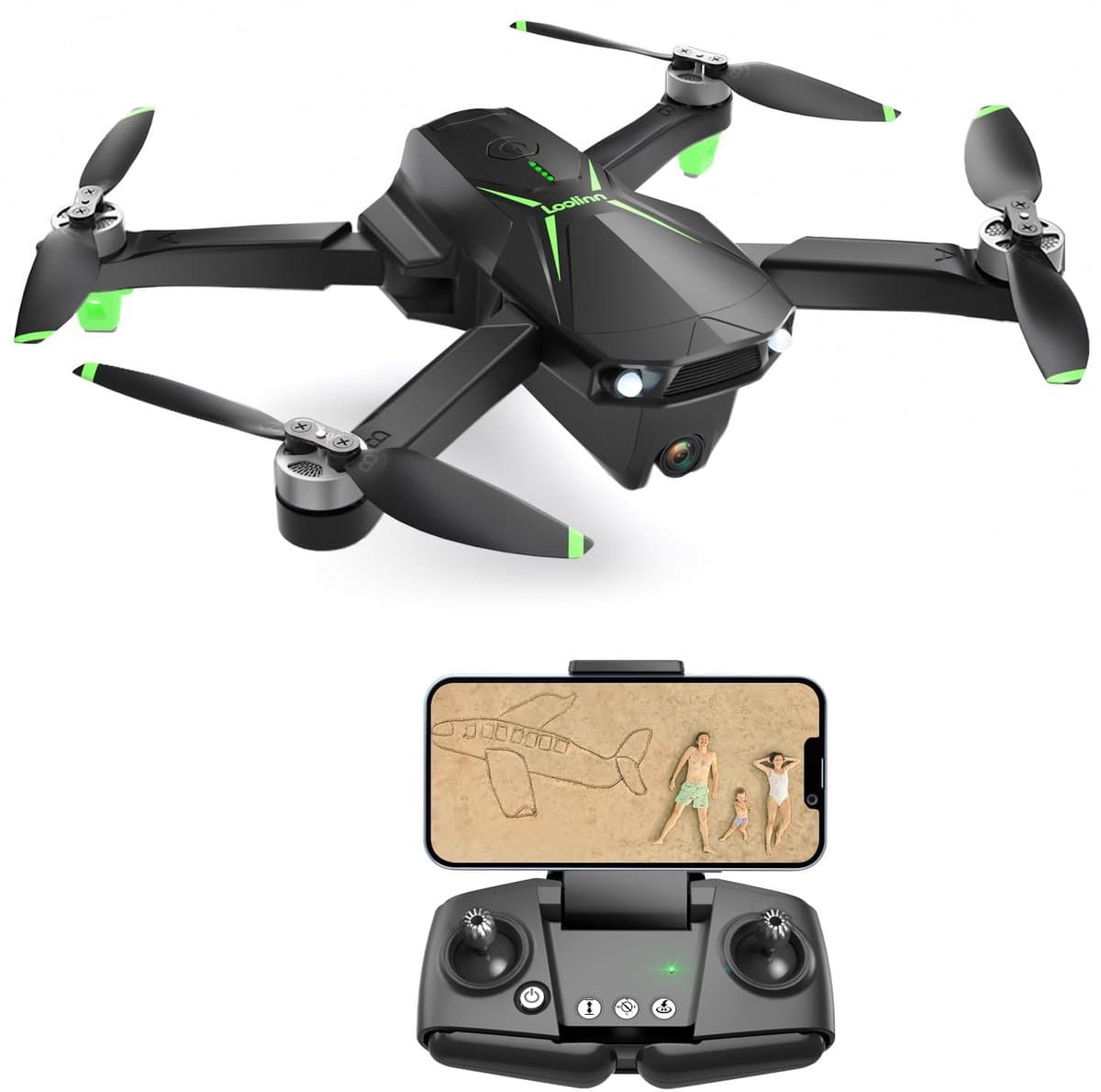 Drone met Camera 4K – GPS – 50 Min Vliegtijd – 2 Accu’s – 2K Video – Return to Home – Onder 250 g