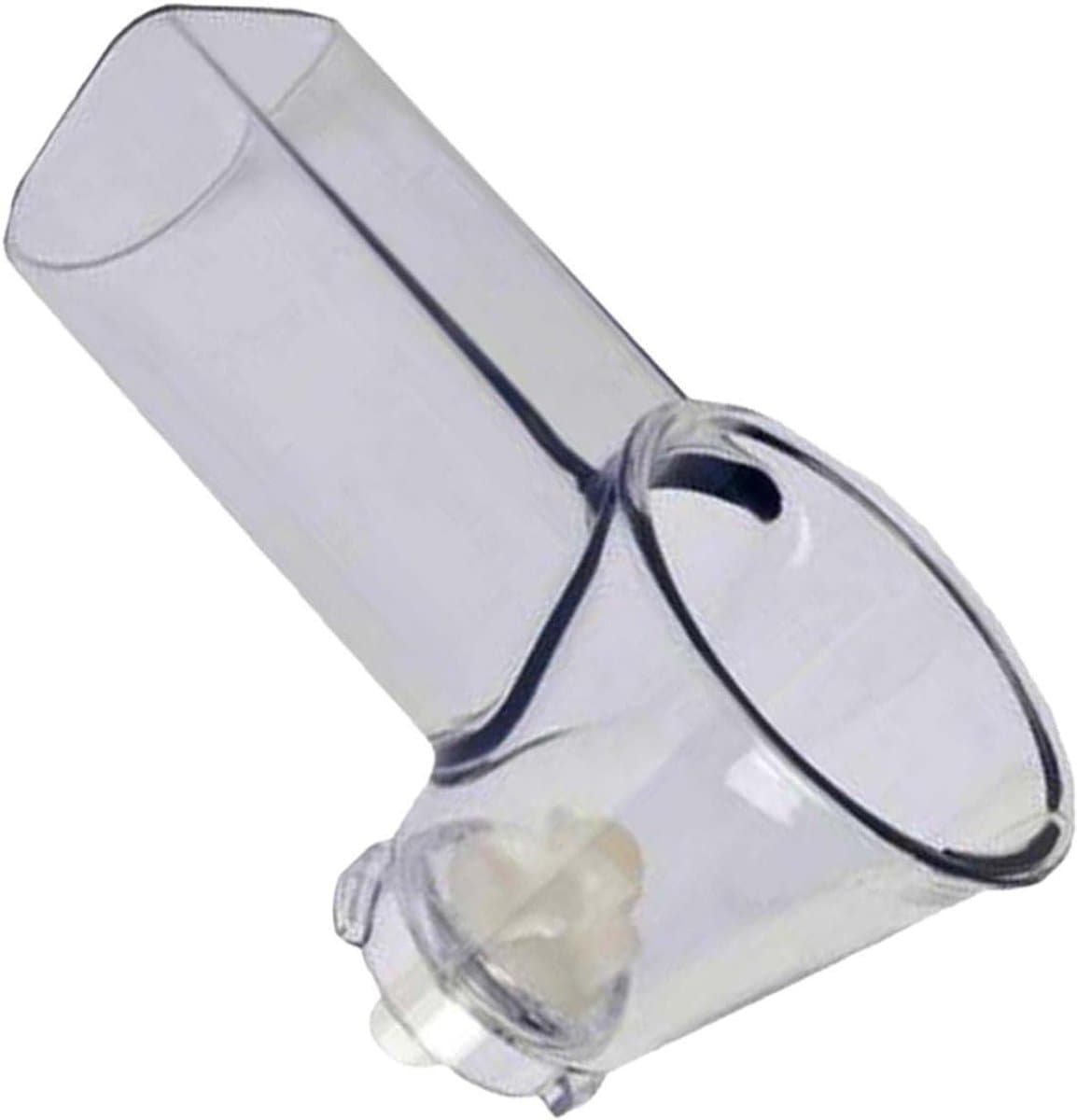 Trommelrasp Behuizing - Rasp Behuizing - Voedselbereiding - Schuine Stijl - 1 Stuk - Transparant