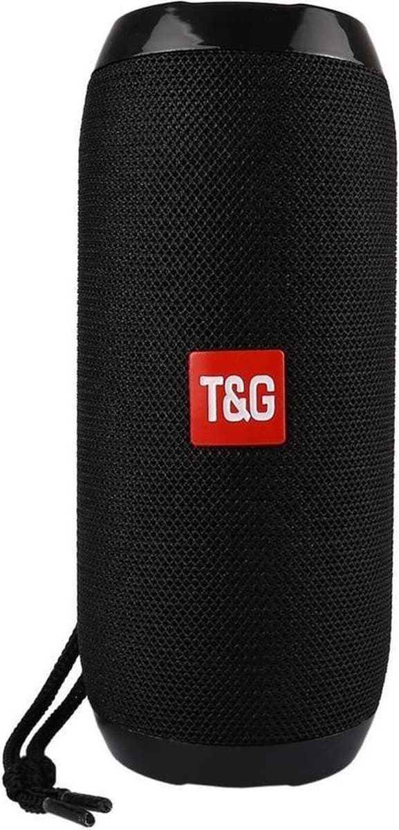 Bluetooth Speaker Black-Zwart-Portable-T&G -Musiek speaker met mic voor handsfree bellen