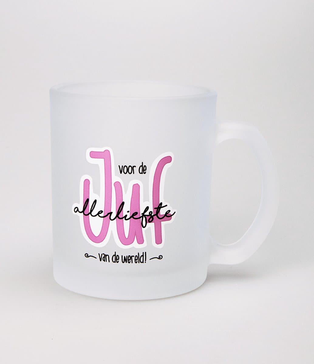 Frosted Mugs - Allerliefste Juf