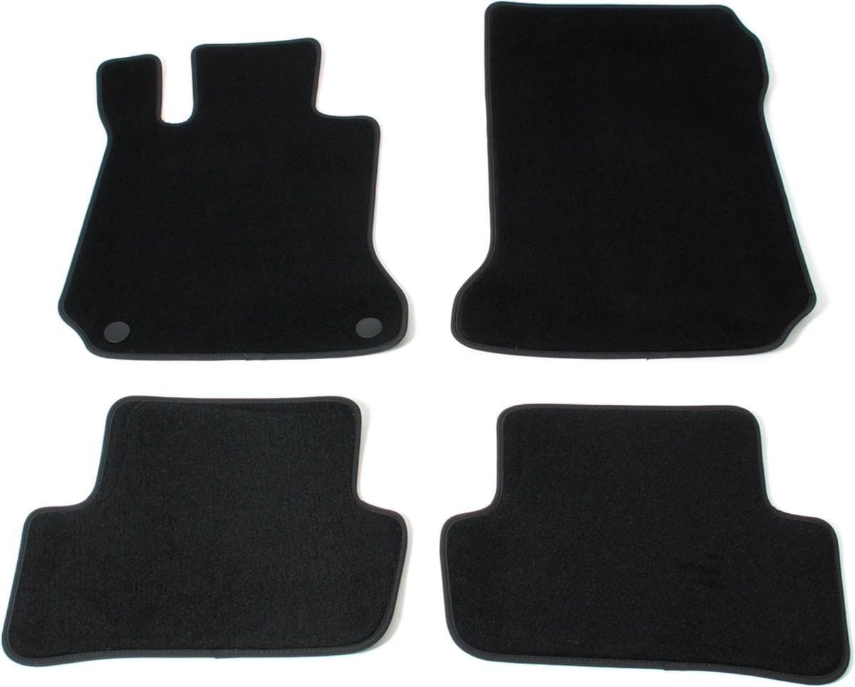 Automatten voor Mercedes C-klasse W204 (2007-2014) - 4-delig - Velours