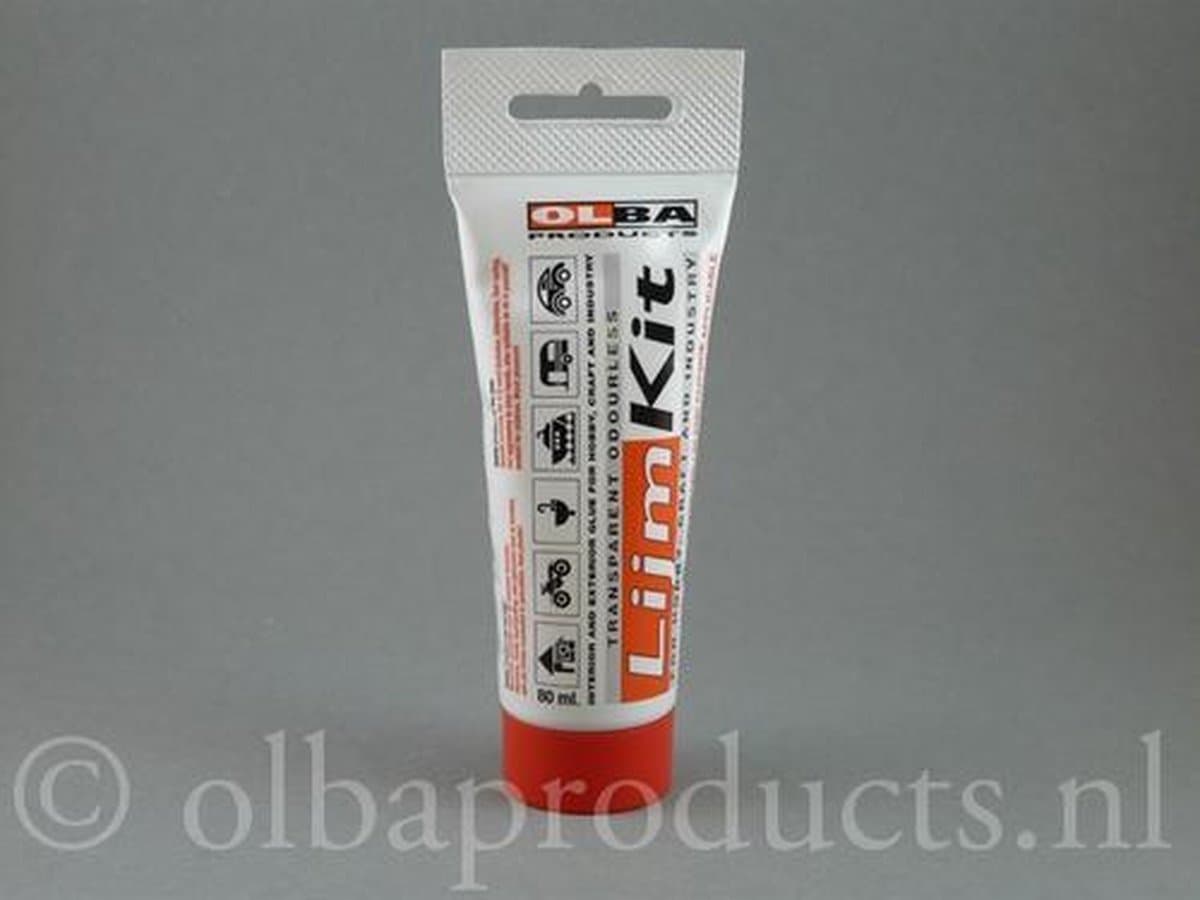 Pinflair- Lijmkit - transparant en overschilderbaar - 80ml